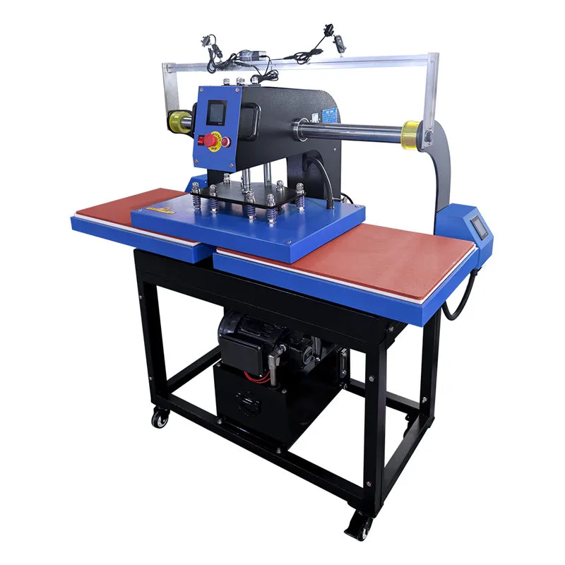 XY-043(T-oil) 40x60 Up-Slided Hydraulic Double-Stations Heat Press Machine